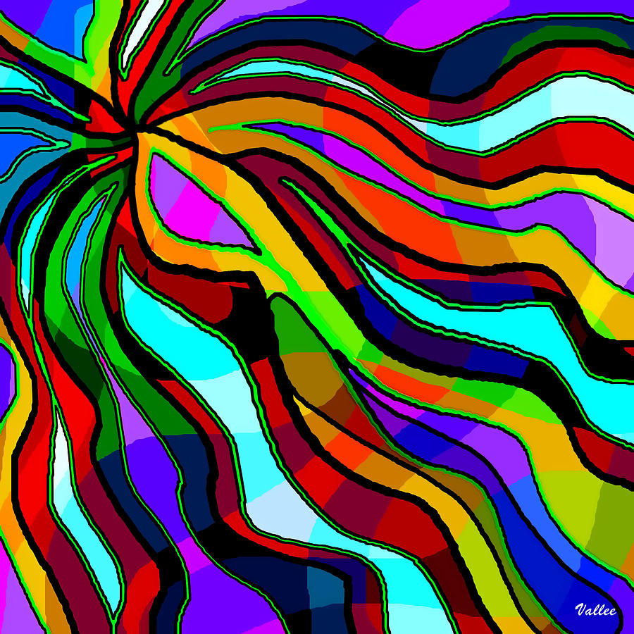 Chasing Rainbows Digital Art by Vallee Johnson