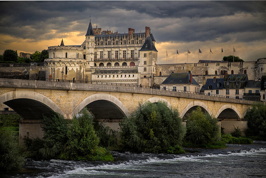 Chateau Amboise and Loire Photograph by Dave Koch