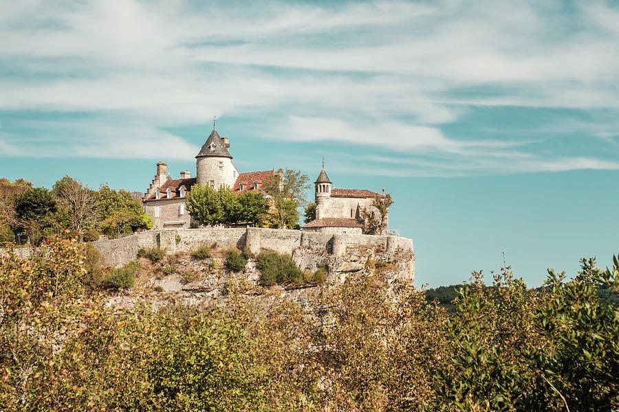 Chateau de Belcastel in the Lot region of France Photograph by Jon