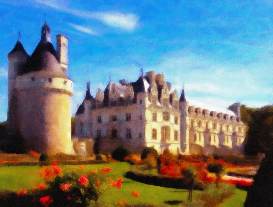 Chateau de Chenonceau Digital Art by Jerzy Czyz