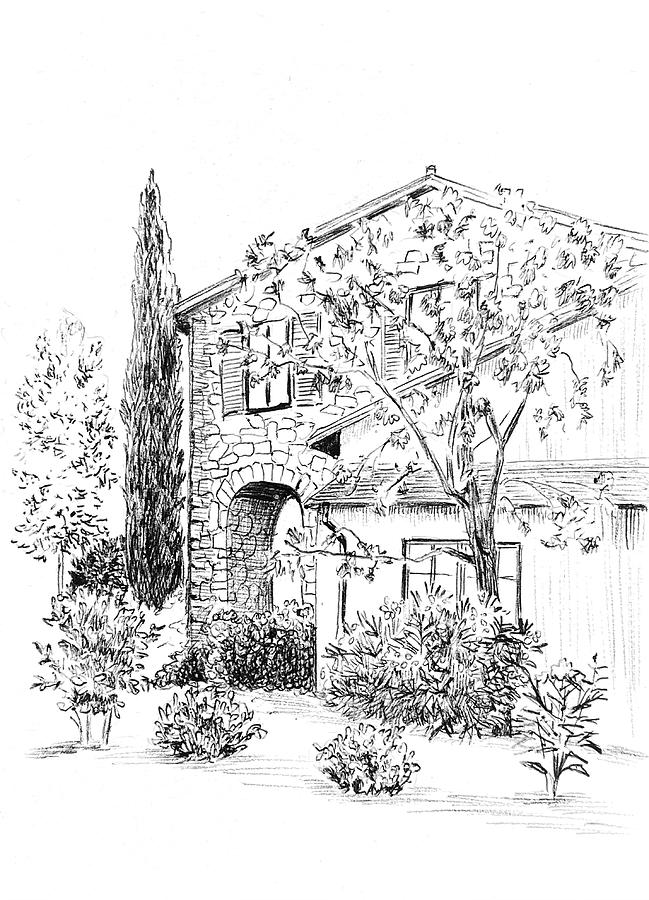 Chateau De La Provence Drawing