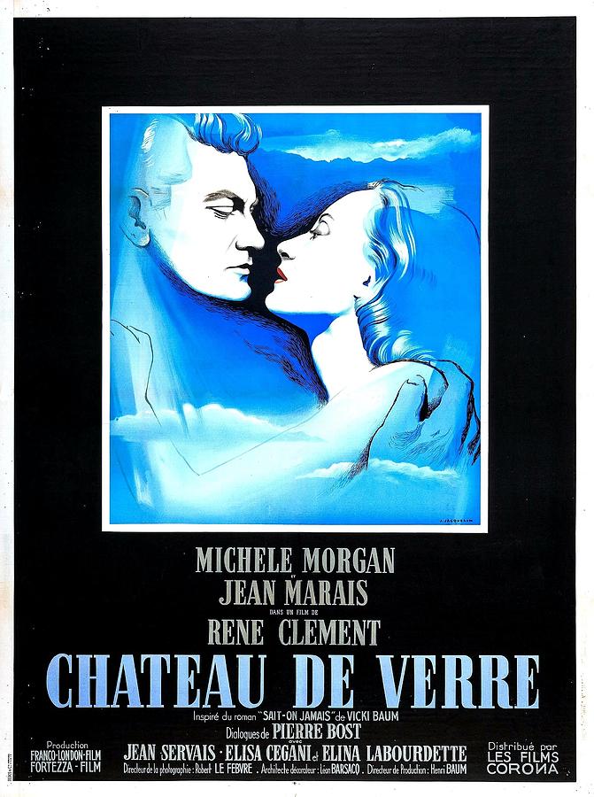 Vintage Mixed Media - Chateau de Verre, 1950 by Movie World Posters