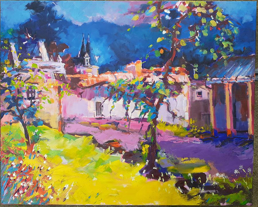 Chateau des Loups 79 Painting by Kim PARDON