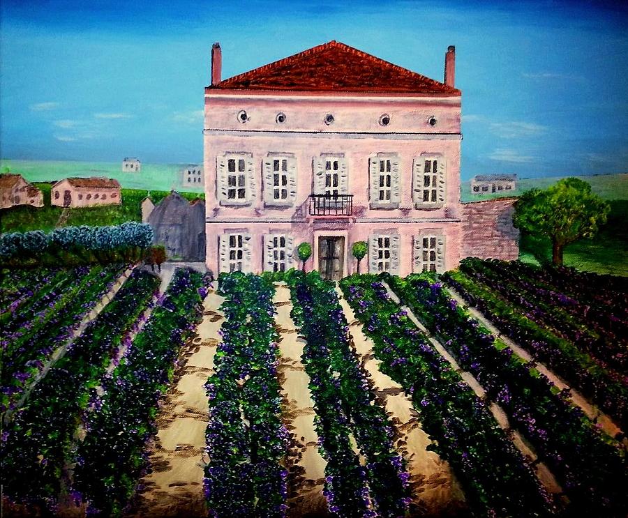 Chateau Villemaurine Painting