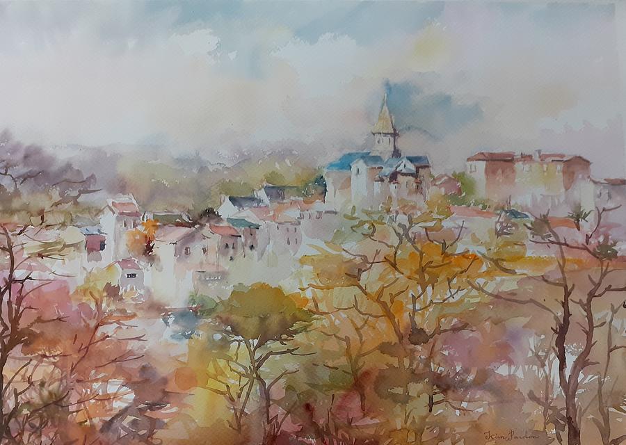 Chateauponsac 2020 Painting by Kim PARDON