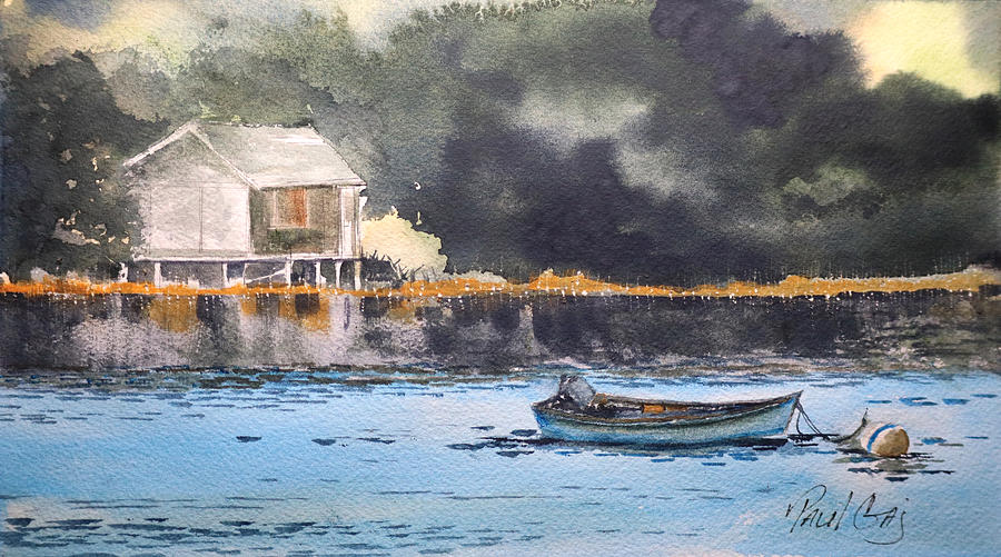 Chatham Boat House Painting by Paul Gaj