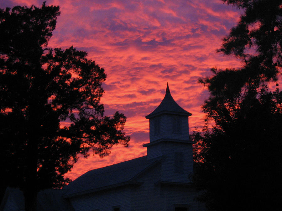 Chatham County, NC Sunset Photograph by Shirley Galbrecht
