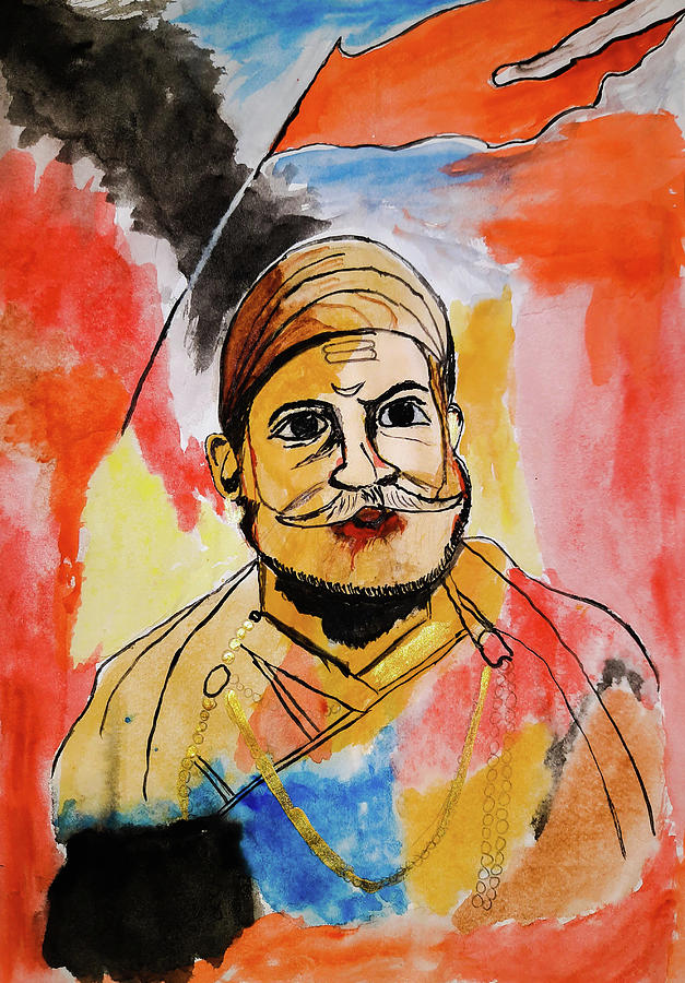 शवज महरज चतर  Shivaji Maharaj colour pencil drawing  YouTube