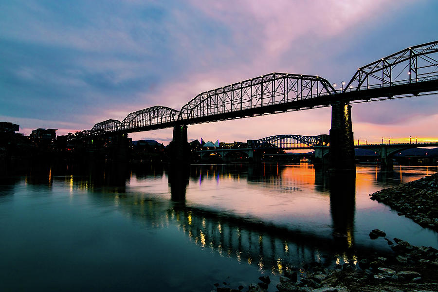 Chattanooga River Sunset Photograph by Norma Brandsberg - Pixels