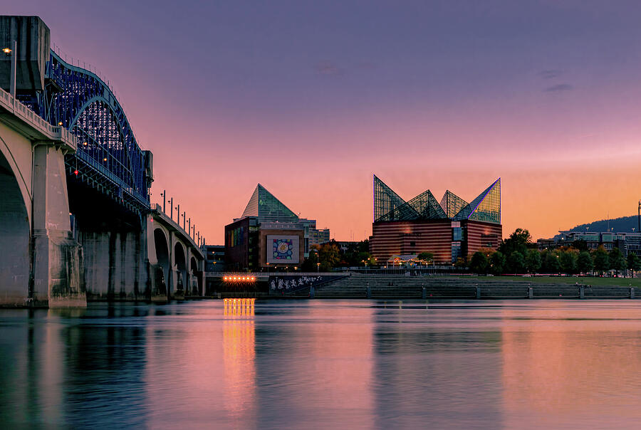 Chattanooga Tennessee River Sunset Photograph