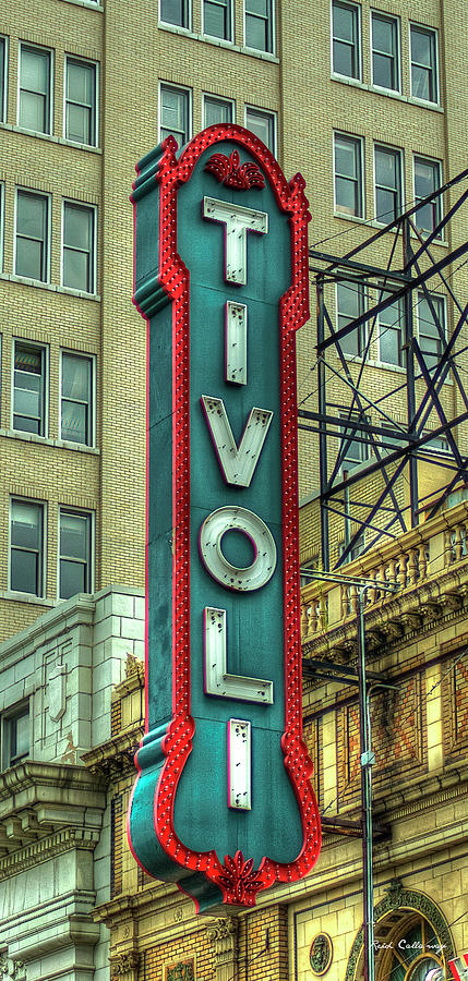 Chattanooga TN Tivoli Jewel Of The South Historic Theatre Architectural Art Photograph by Reid Callaway