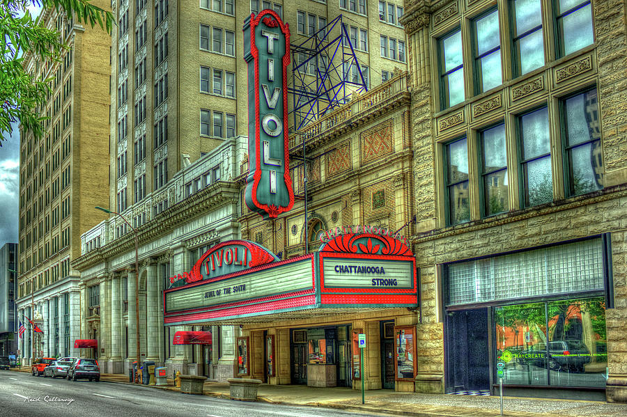 Old Theaters Photograph - Chattanooga TN Tivoli Theatre Jewel Of The South Historic Architecture Art by Reid Callaway