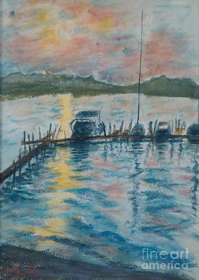 Chautauqua Lake Painting by Walt Brodis