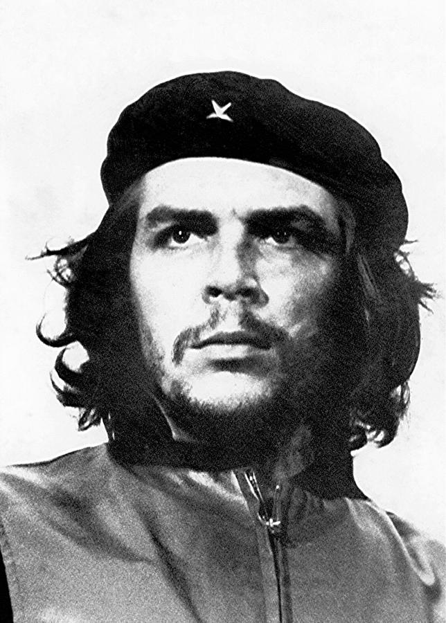 Portrait Photograph - Che Guevara Iconic Portrait - 1960 by War Is Hell Store