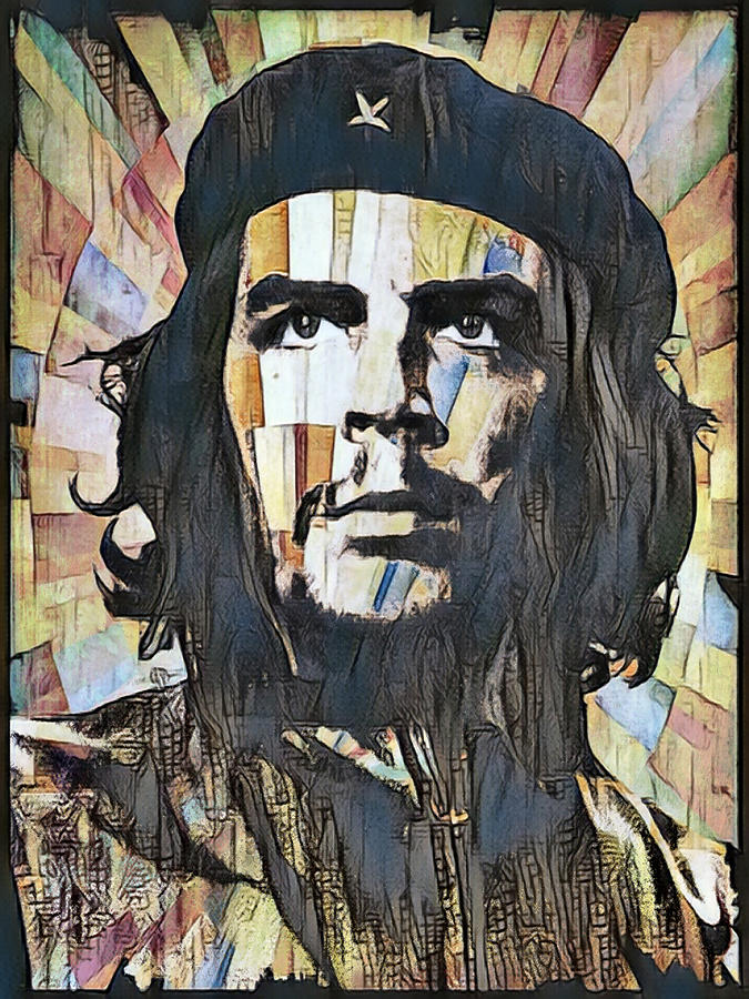 Che Guevara Revolution Gold 2 Painting by Tony Rubino