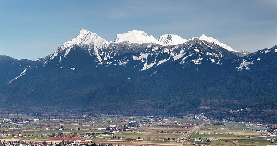 Cheam Range and Eastern Chilliwack Photograph by Michael Russell