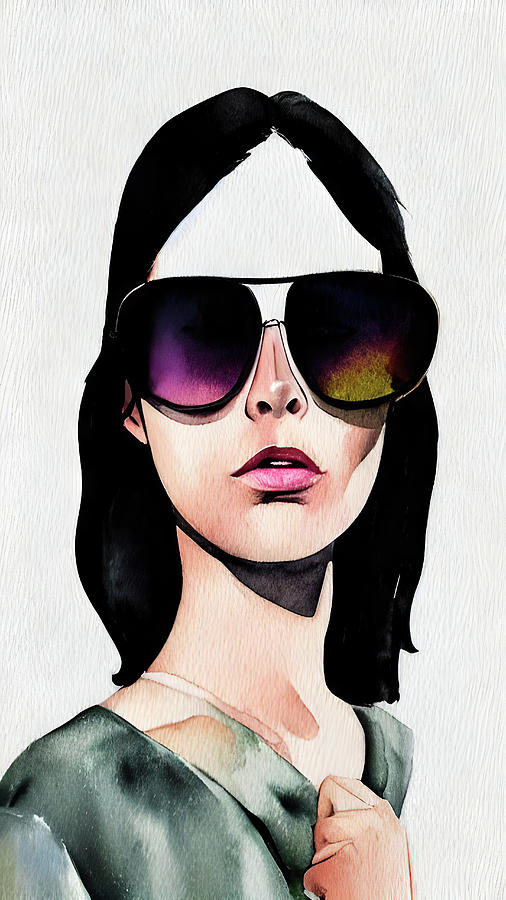 Cheap Sunglasses 18 Painting by Bob Orsillo