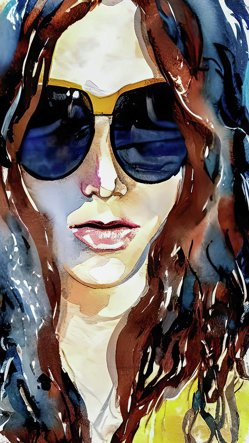 Cheap Sunglasses 43 Painting by Bob Orsillo