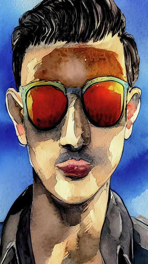 Cheap Sunglasses 44 Painting by Bob Orsillo