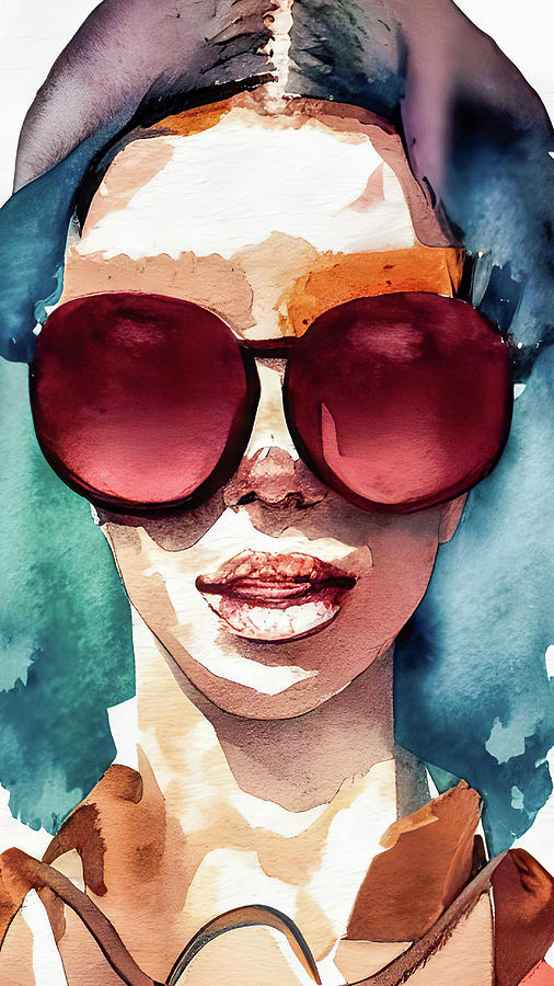 Cheap Sunglasses 7 Painting by Bob Orsillo
