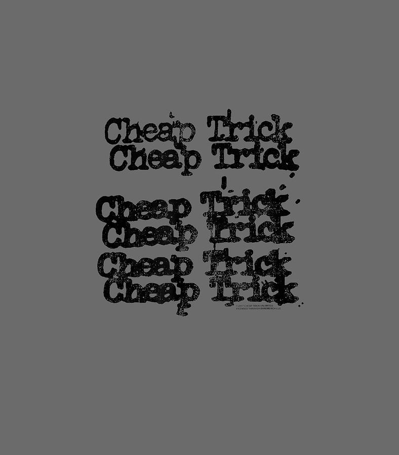 Cheap Trick Logos Digital Art by Jimmie Aymen | Fine Art America