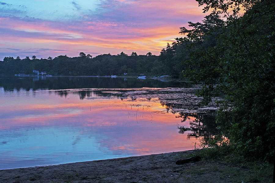 Chebacco Lake Beach Sunrise Hamilton Massachusetts Photograph by Toby McGuire Chebacco Lake Beach Sunrise Hamilton Massachusetts Photograph by Toby McGuire