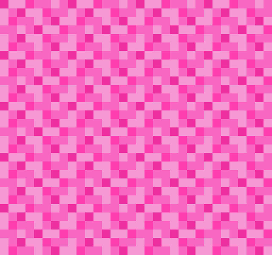 Check Asymmetrical Pink by Max Coffey Check Asymmetrical Pink by Max Coffey