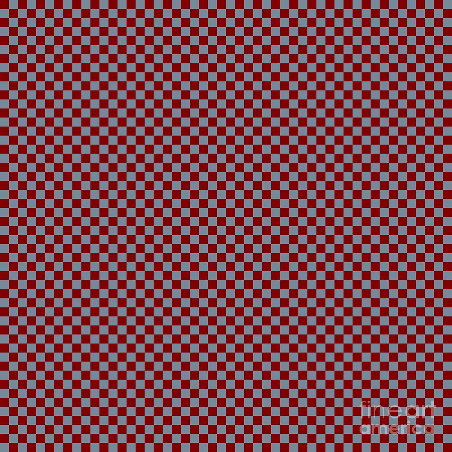 Checkerboard with very small squares. Light Slate Grey and Maroon