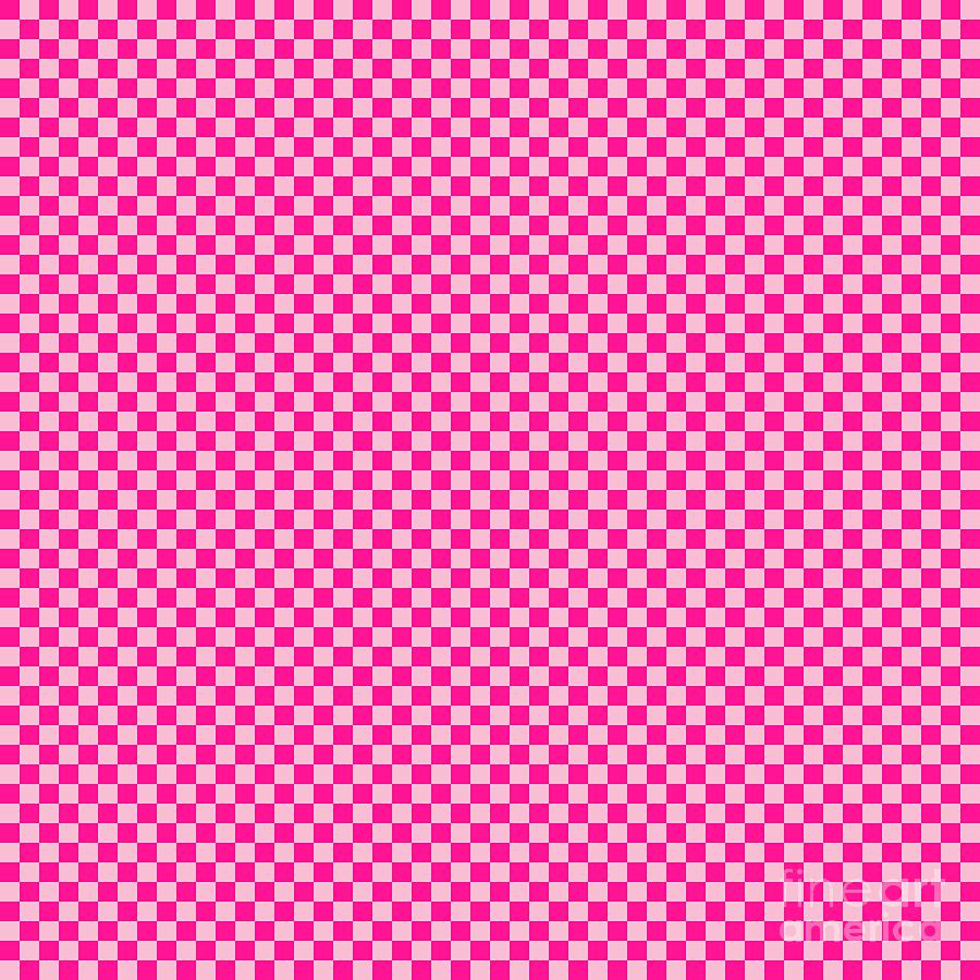 Checkerboard with very small squares. Pink and Deep pink colors of ...