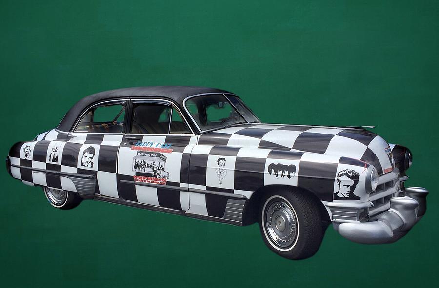 Checkered Car Photograph by Anne Sands