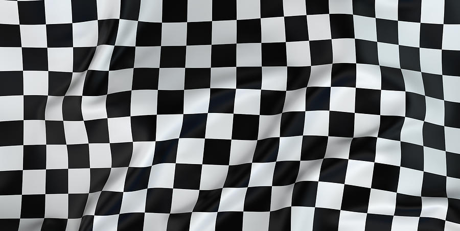 Checkered Flag Photograph by CGinspiration