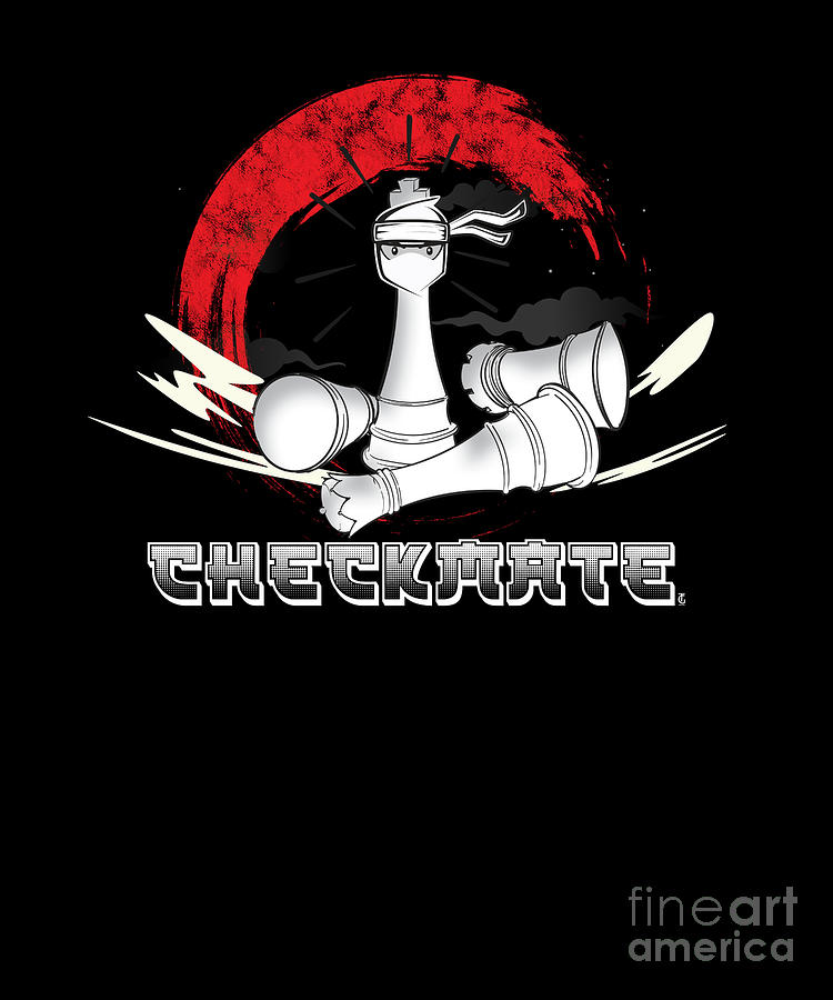  Checkmate  Cool Chess Ninja Game King & Queen Gift