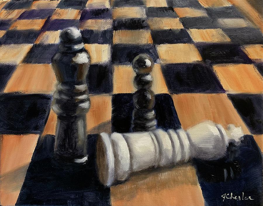 Checkmate Painting By Jan Chesler Fine Art America