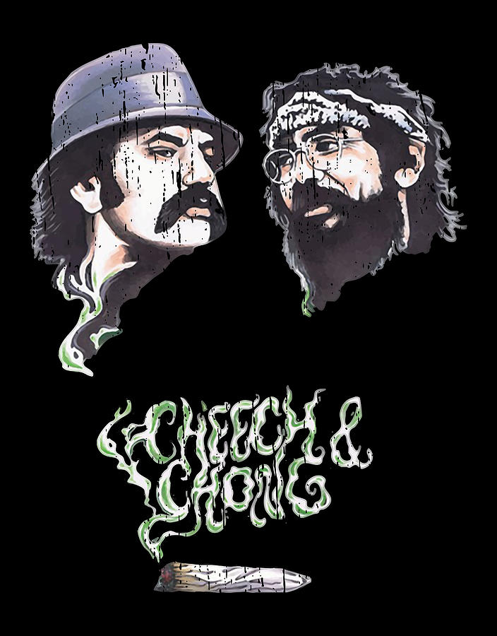 Cheech and Chong Digital Art by Eletra Elos | Fine Art America