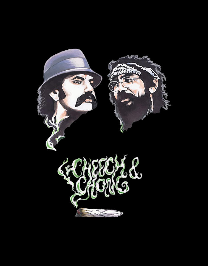 Cheech And Chong Digital Art by Mnu Daruga - Fine Art America