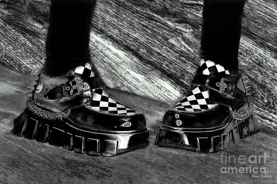 Cheeked Spikes Shoes Photograph by Blake Richards