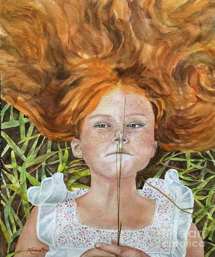 Ginger Girls Rule Painting by Karen Ann