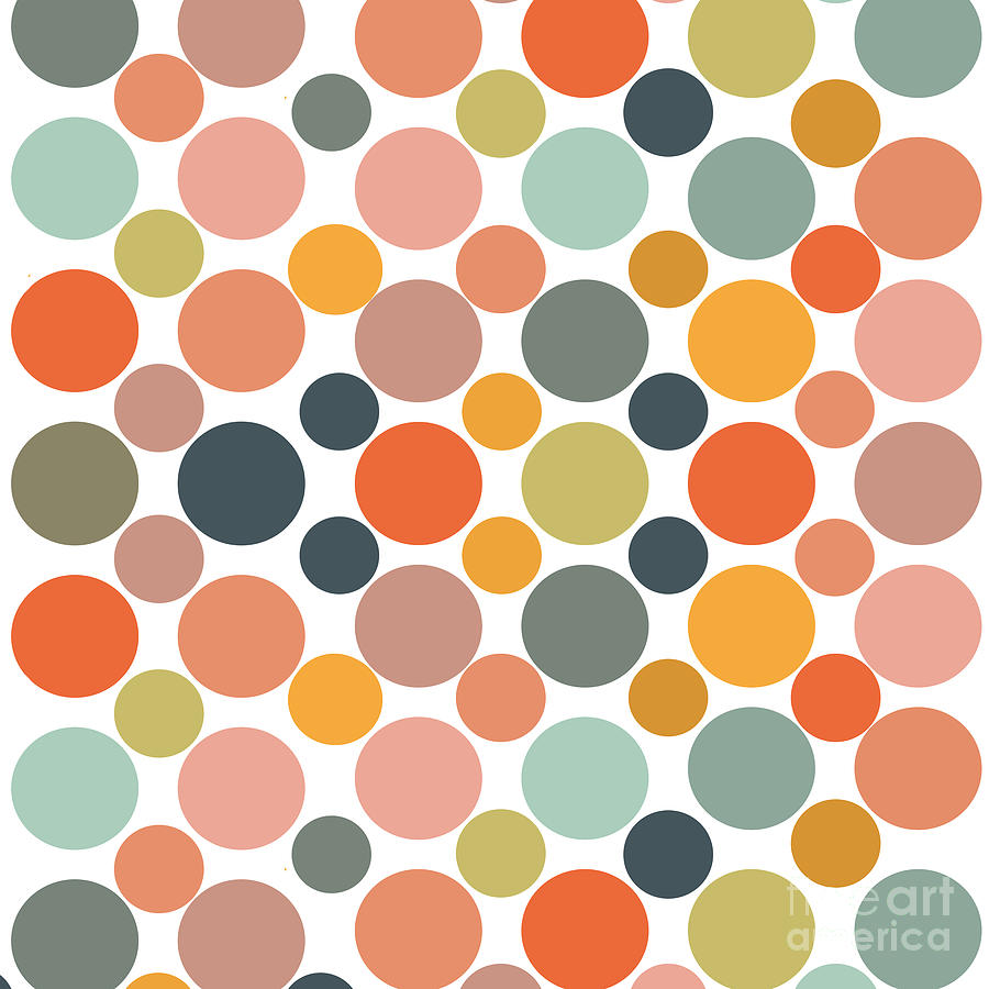 Cheerful Polka Dots Digital Art