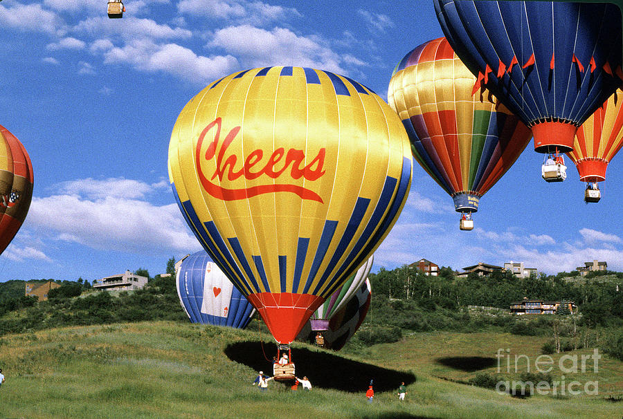 Cheers at the Snowmass Hot Air Balloon Festival in Aspen Photograph by ...