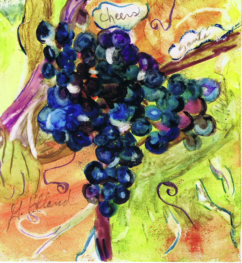 Cheers Painting by Genevieve Holland Cheers Painting by Genevieve Holland