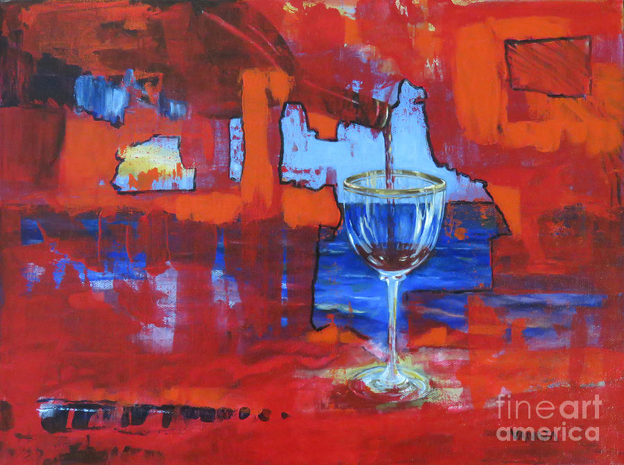 Cheers Painting By Vanajas Fine Art Fine Art America