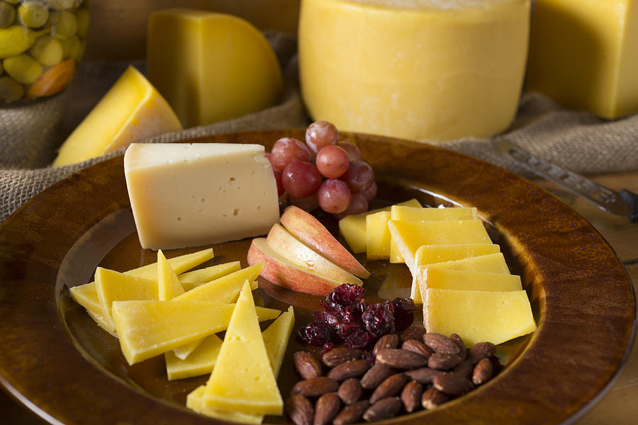 Cheese Platter Photograph by Jon Lovette