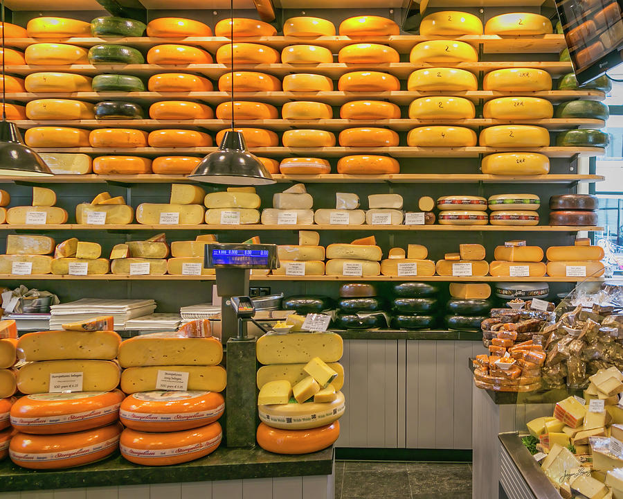 Cheese Shop in Gouda Photograph by Jurgen Lorenzen