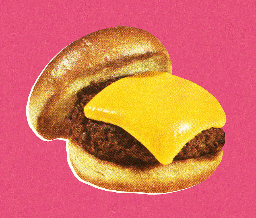 Cheeseburger Drawing by CSA-Printstock