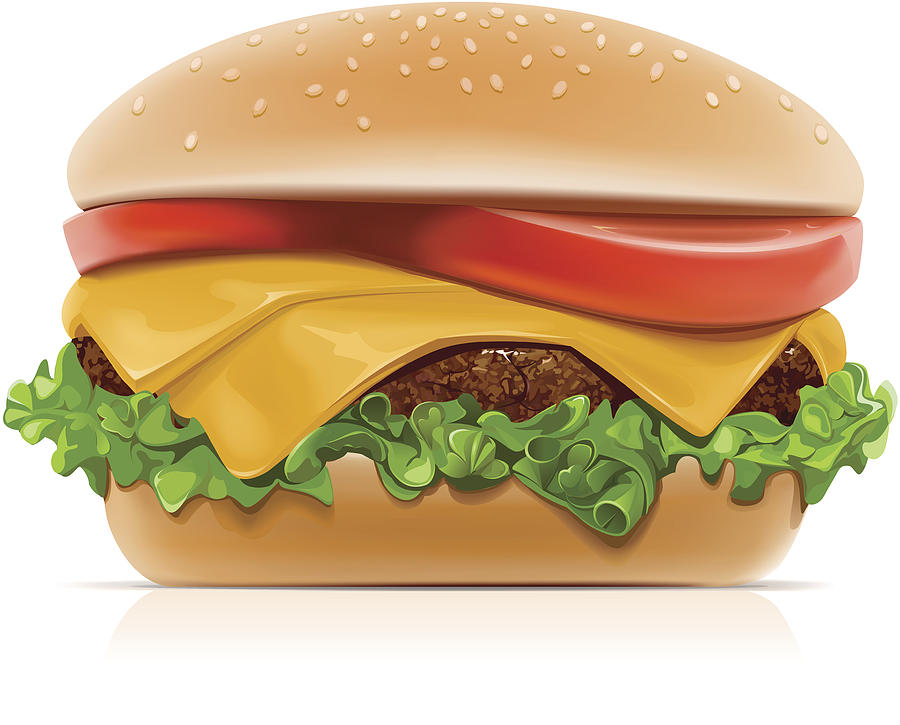Cheeseburger Drawing by Procurator