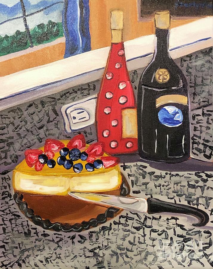 Cheesecake Painting By Sterlyn Richard Fine Art America