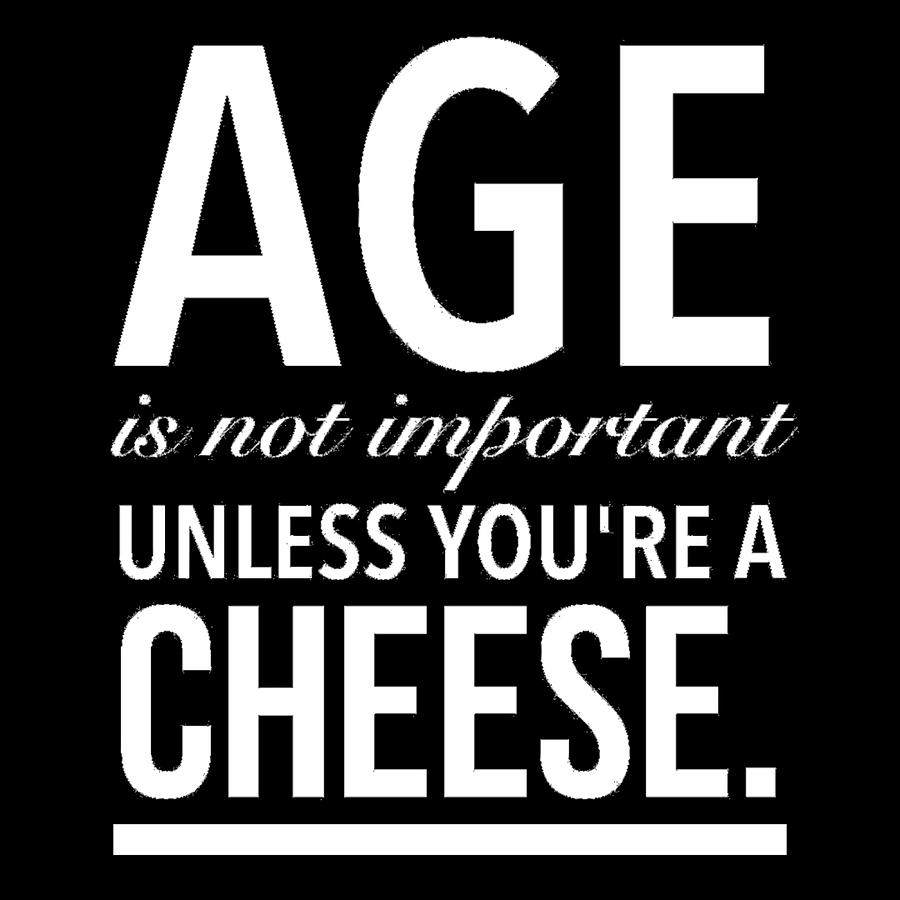 Cheesy Motivational Quotes Age Is Not Important Painting by White ...