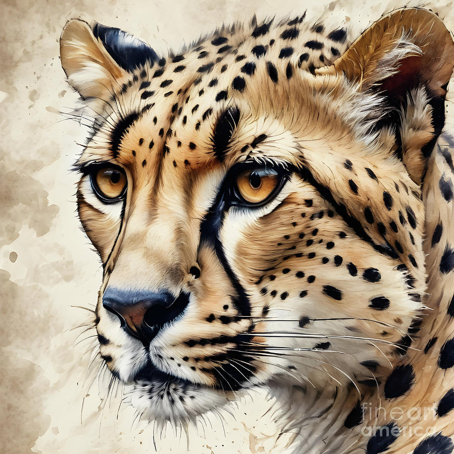 Cheetah 2 Digital Art by DSE Graphics