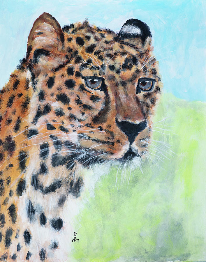 Cheetah Painting by Mark Ross