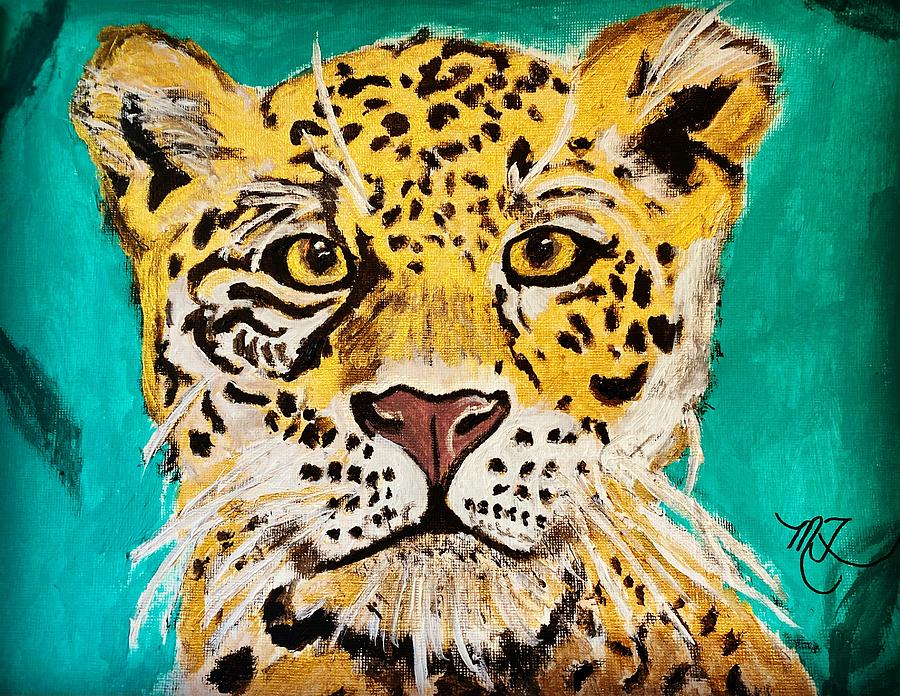 Cheetah Painting by Melody Fowler